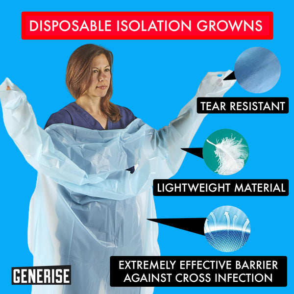 Generise Fluid Resistant Isolation Gowns 1