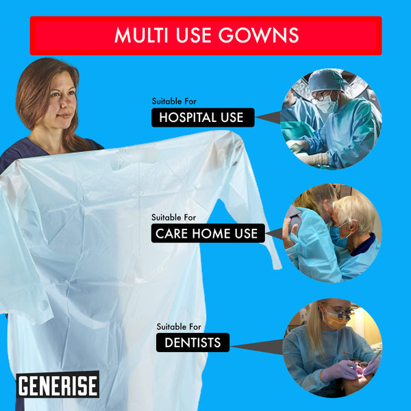 Generise Fluid Resistant Isolation Gowns 6