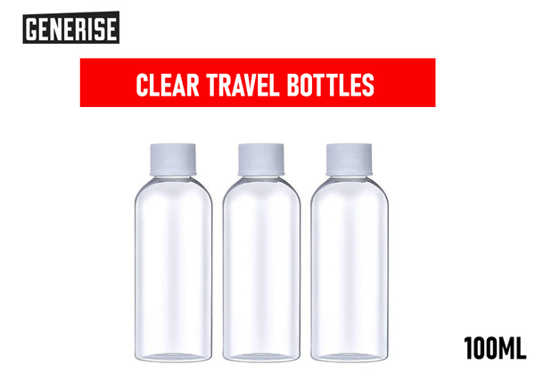 100ml Travel Bottles With Flip Lid 0