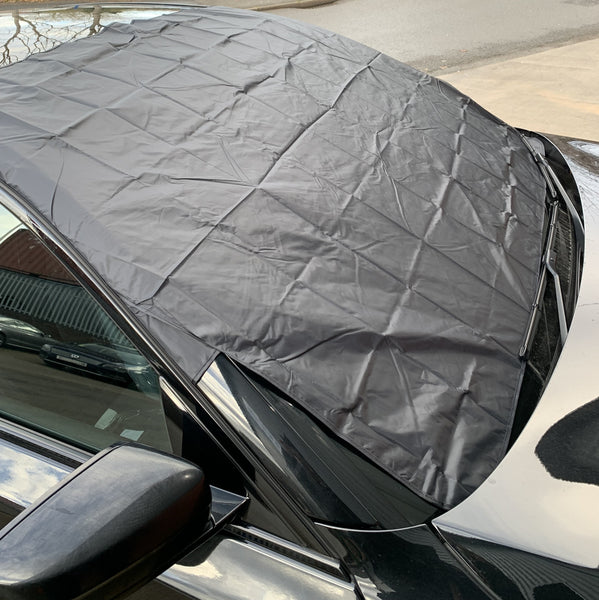 Windscreen Car Cover - Anti Theft, Year Round Use & Reversible - Small To Medium Cars - 200cm x 70cm 7