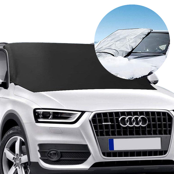 Windscreen Car Cover - Anti Theft, Year Round Use & Reversible - Small To Medium Cars - 200cm x 70cm 2