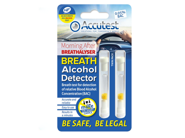 Accutest Alcohol Disposable Breathalyser (Twin pack) 2