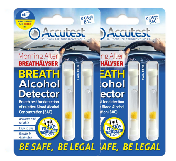 Accutest Alcohol Disposable Breathalyser (Twin pack) 4