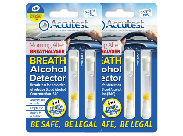 Accutest Alcohol Disposable Breathalyser (Twin pack) 3