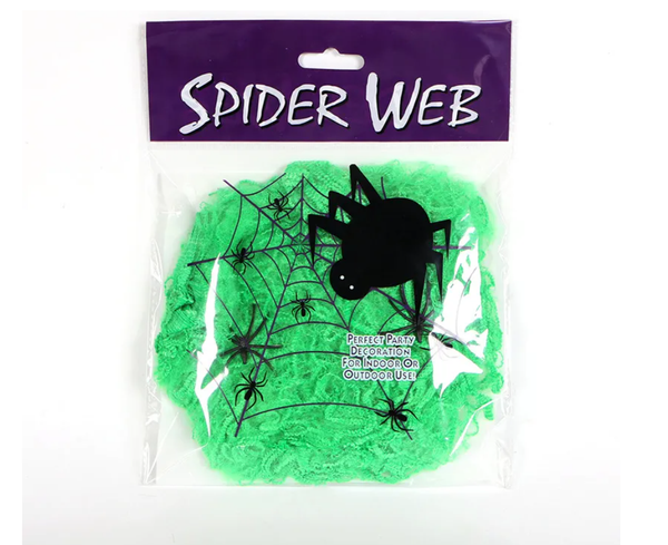 Halloween Spider Web with Optional Spiders 2