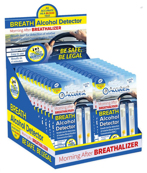 Accutest Alcohol Disposable Breathalyser (Twin pack) 1