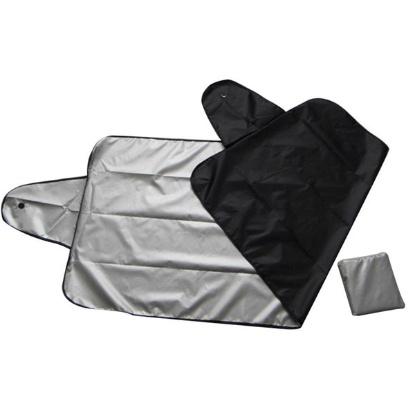 Windscreen Car Cover - Anti Theft, Year Round Use & Reversible - Small To Medium Cars - 200cm x 70cm 5