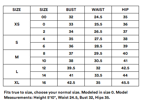 Suitably Blazer Size Chart