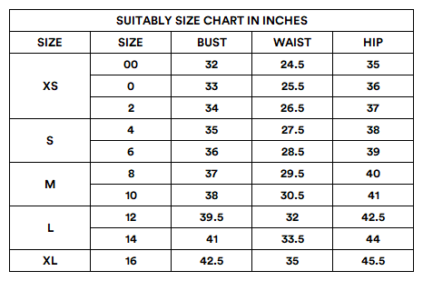 Suitably | Suitably Fit & Sizing Guide
