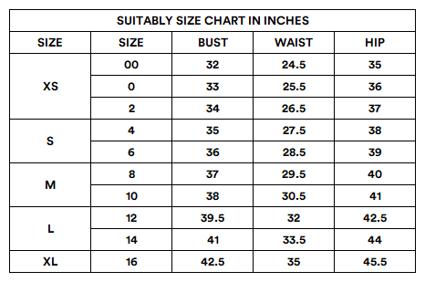 Sizing and fitting guide