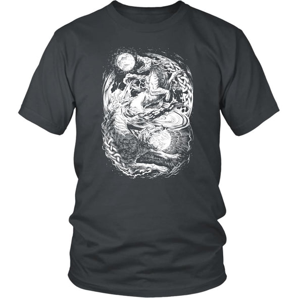 Hati & Sköll Norse Wolves Shirt – Blue Pagan