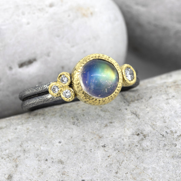 Double Cuff Oval Moonstone Bracelet – Rona Fisher Jewelry