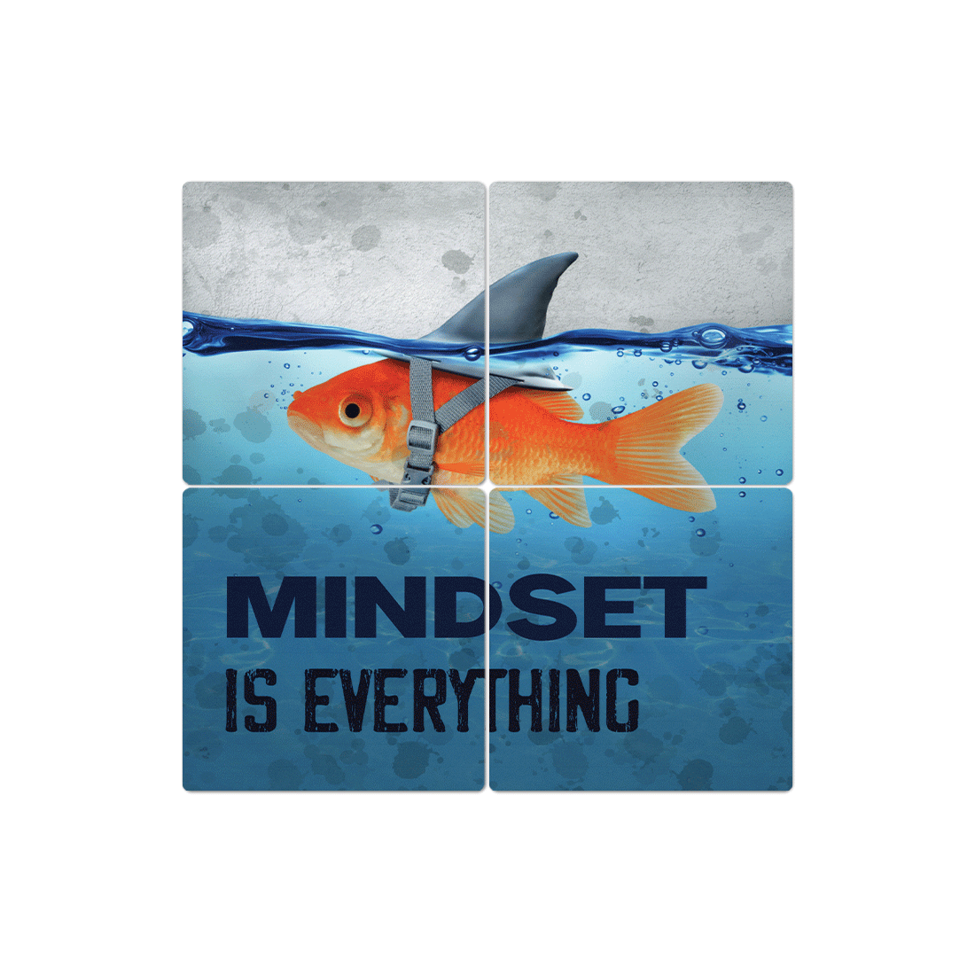 Slidetiles Metal Prints | Mindset is Everything Wall Art