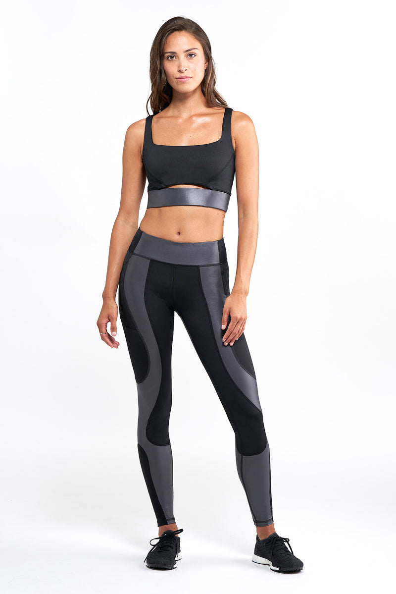 Grey Lafayette Sports Bra | ACABADA – Acabada