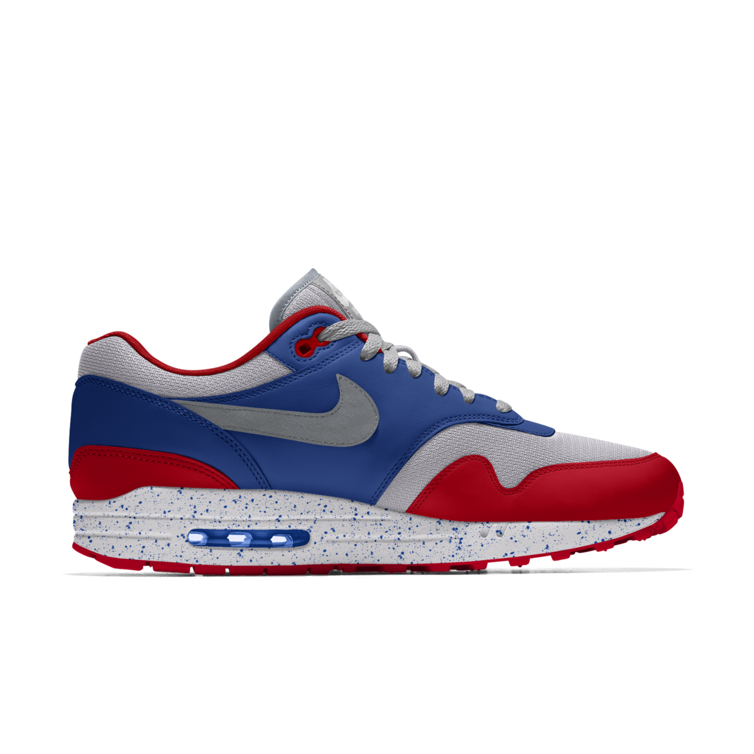 blue and red air max 1