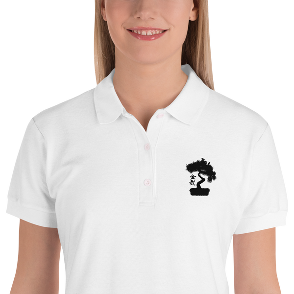 ladies white polo