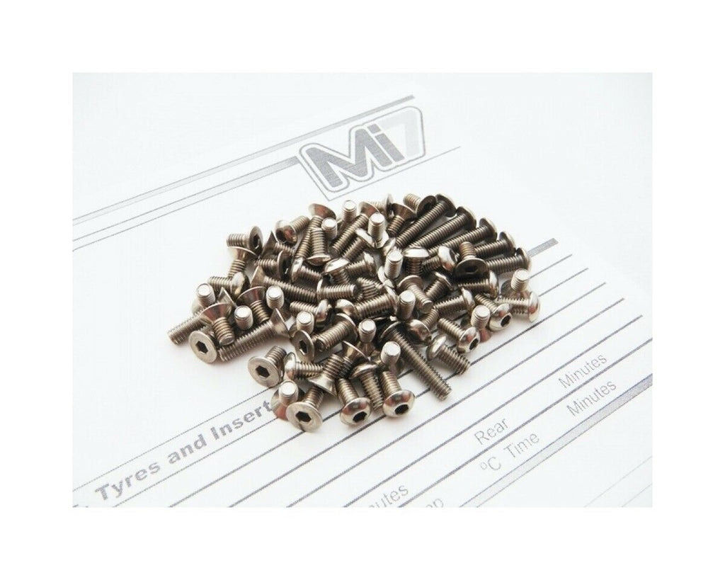 Hiro Seiko Mi7 Titanium Hex Socket Screw Set HS-48582 – Speedy RC