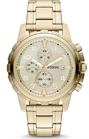 Fossil Dean Gold-Tone Chronograph Watch