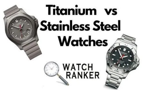 Titanium and Stainless Steel versions of the same watch
