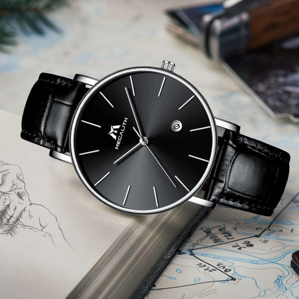 8030M | Quartz Men Watch | Leather Band