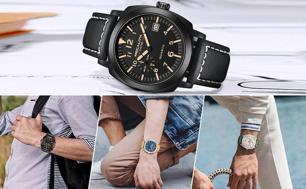quartz watch men's fashion