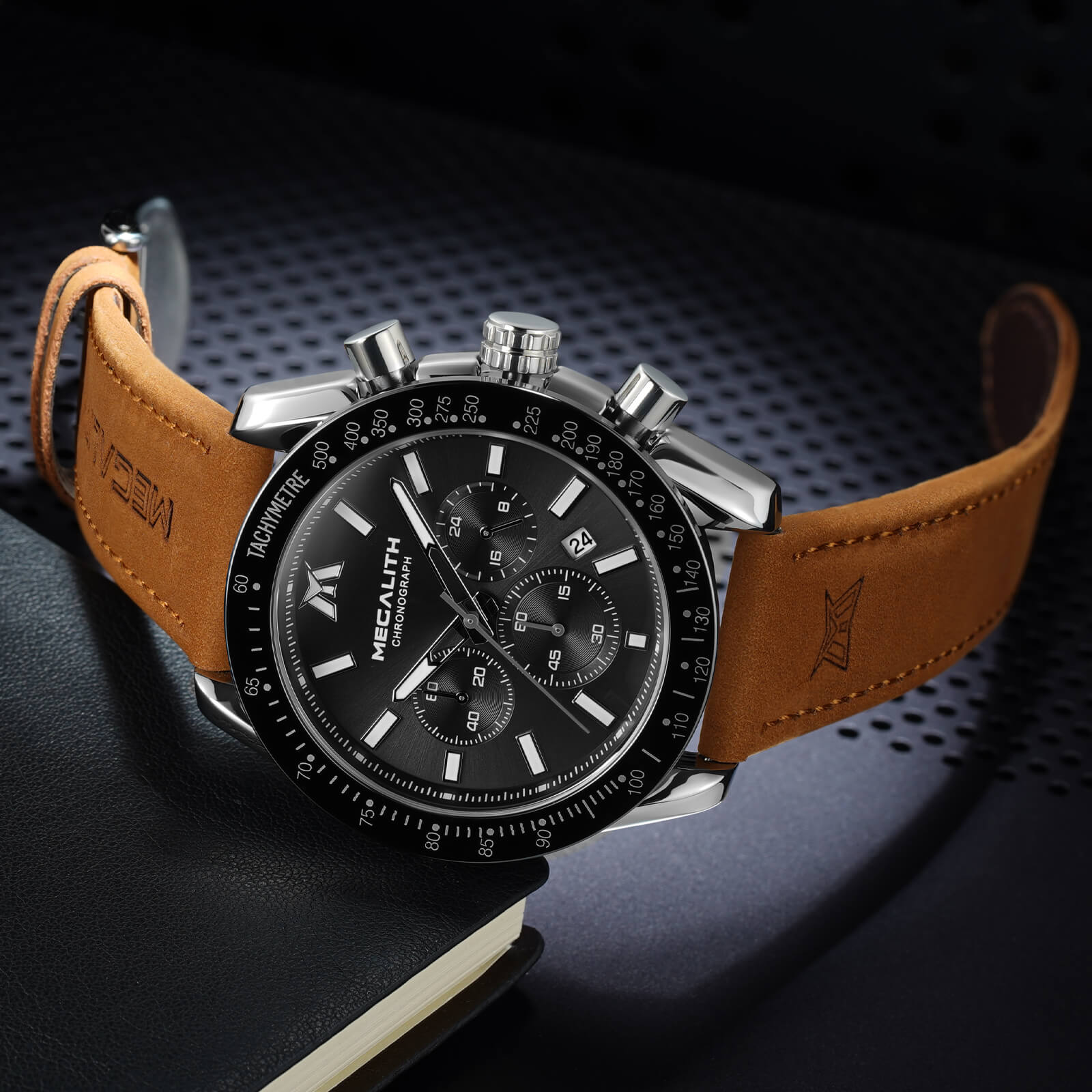 Chronograph Watch | Leather Band | 8274M – megalith watch