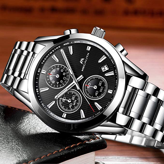 0098M | Quartz Men Watch | Stainless Steel Band – megalith watch