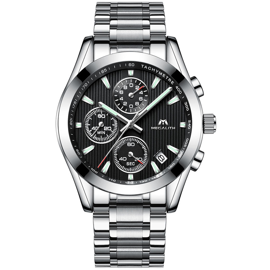 0098M | Quartz Men Watch | Stainless Steel Band – megalith watch