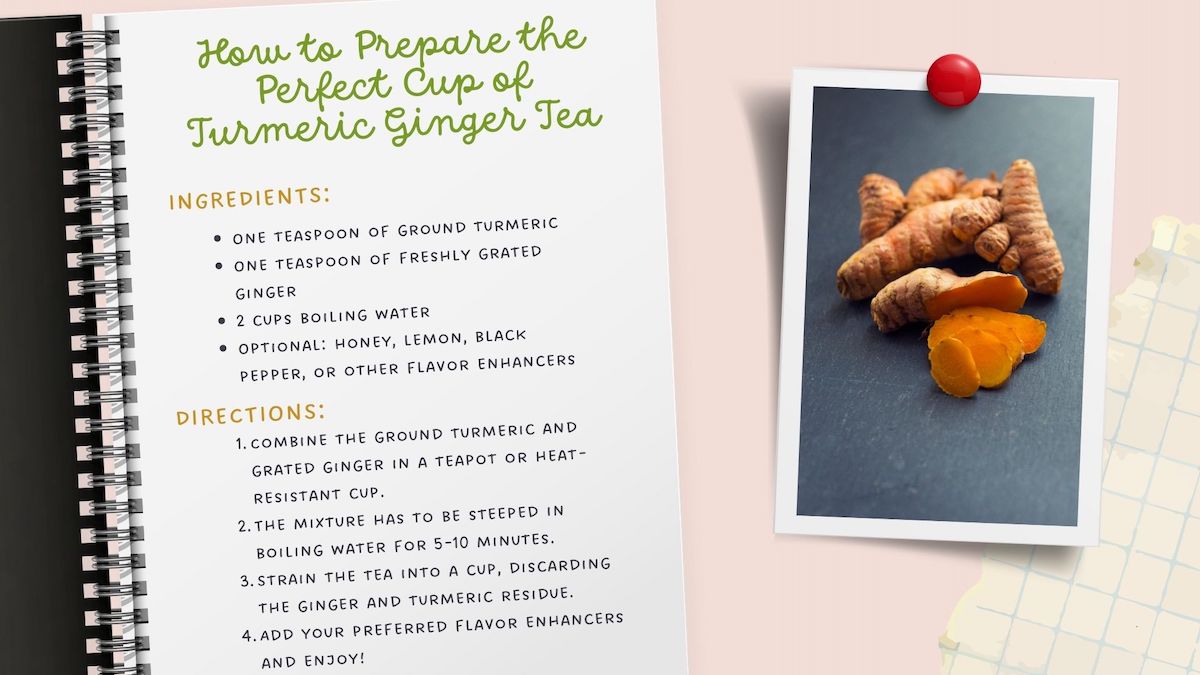 Turmeric Ginger Tea Recipe