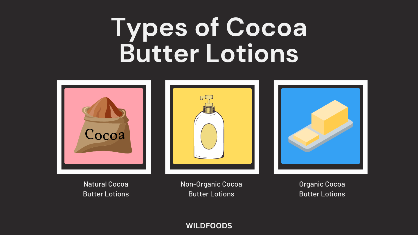 types-of-cocoa-butter-lotion