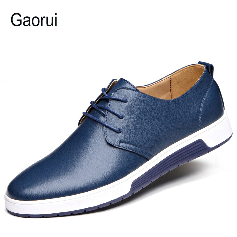 Gaorui New Brand Men Loafers PU Leather 