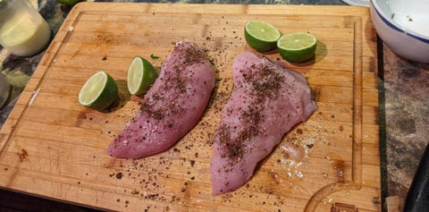 pastured turkey breast with indian spices