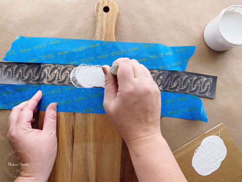 How to Paint Stencils On Wood  Best Way to Start Painting Stencils on - A  Makers' Studio Store