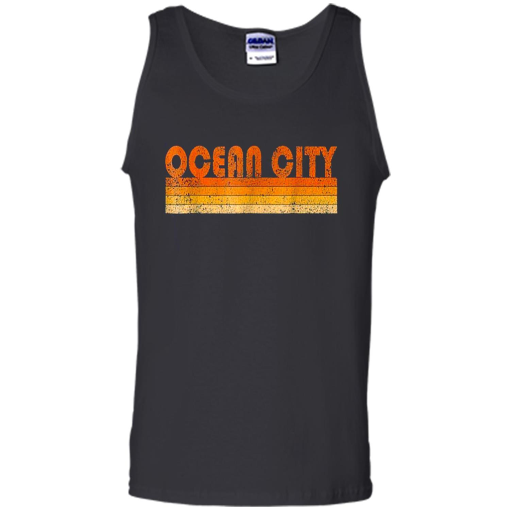 Vintage Retro Ocean City Maryland - Tank Top Shirts