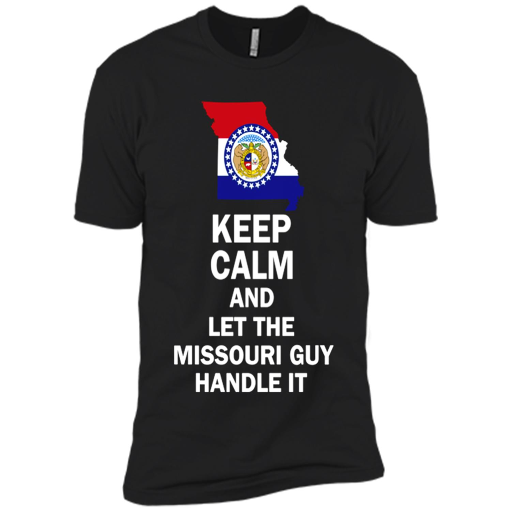 Keep Calm And Let The Missouri Guy Handle It Toptees Shop - Premium Short Sleeve T-shirt