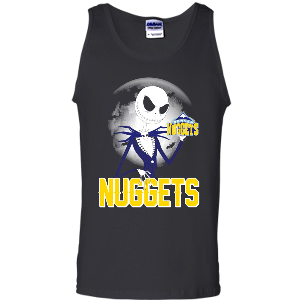 Jack Skellington Halloween Shirt For Denver-nuggets Fans - Tank Top