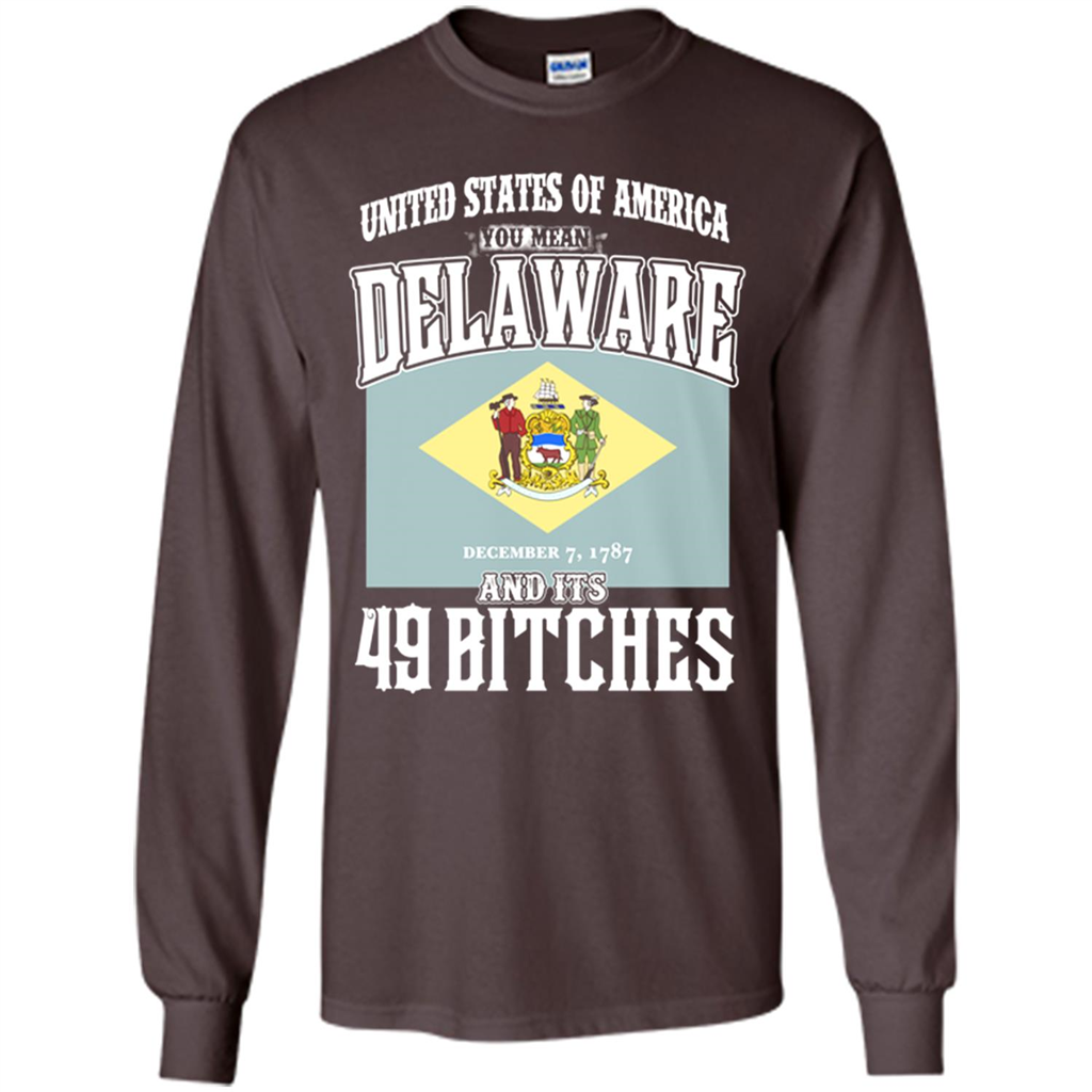 United States Of America You Mean Delaware And Its 49 Bitches Toptees Shop - T-shirt