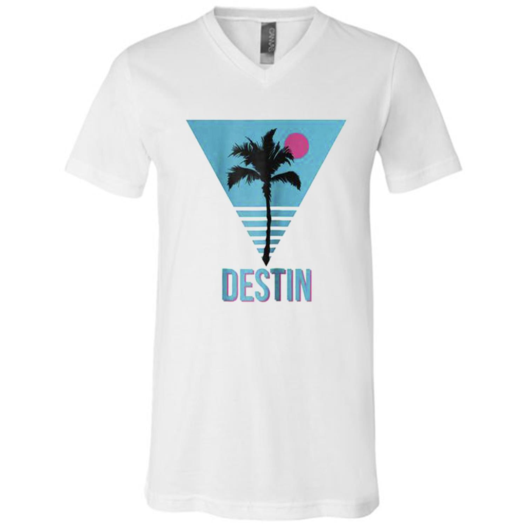 Destin Florida Vintage Retro Toptees Shop - Canvas Unisex Shirts