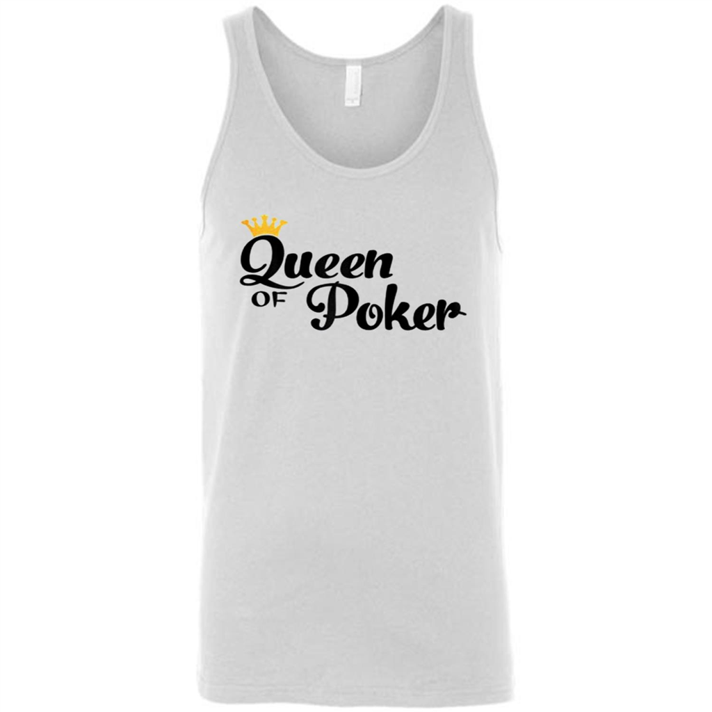 Queen Of Poker Shirt - Canvas Unisex Tank