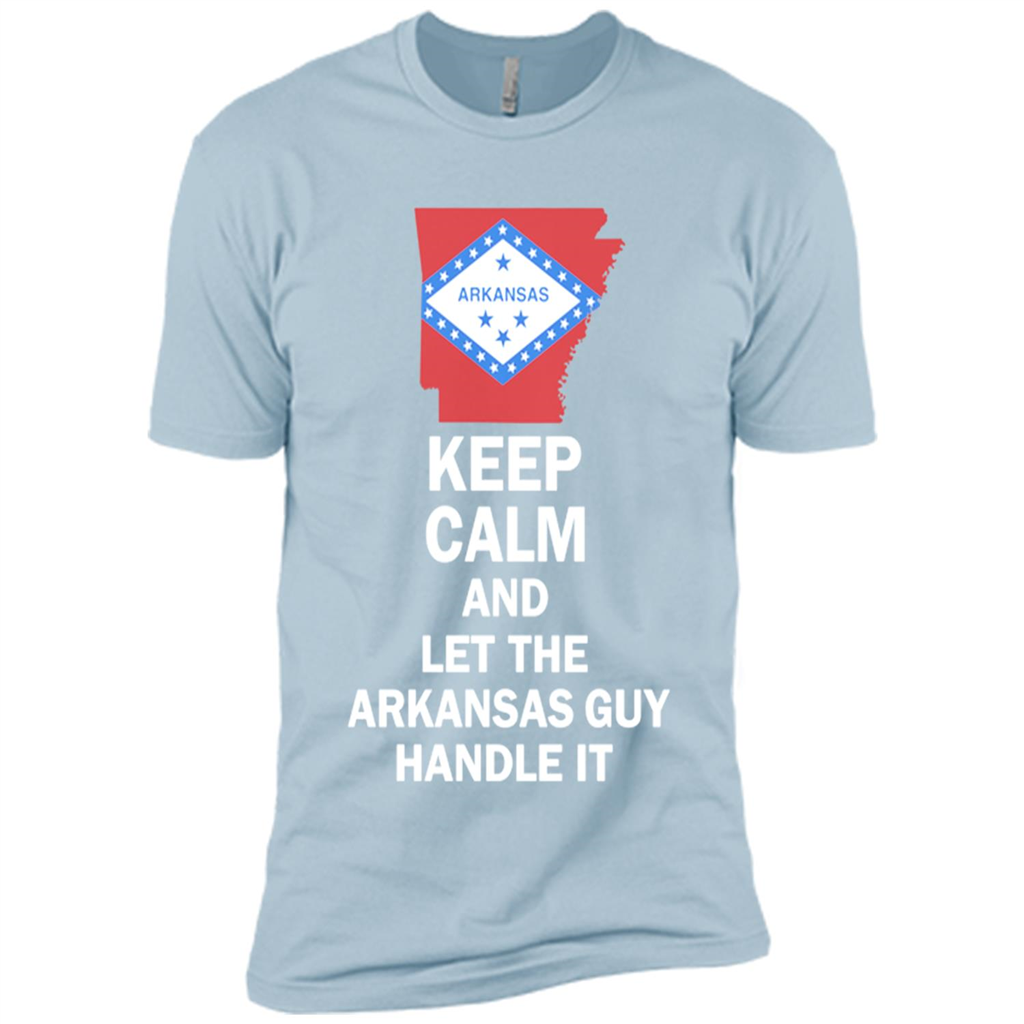 Keep Calm And Let The Arkansas Guy Handle It Toptees Shop - Premium Short Sleeve T-shirt