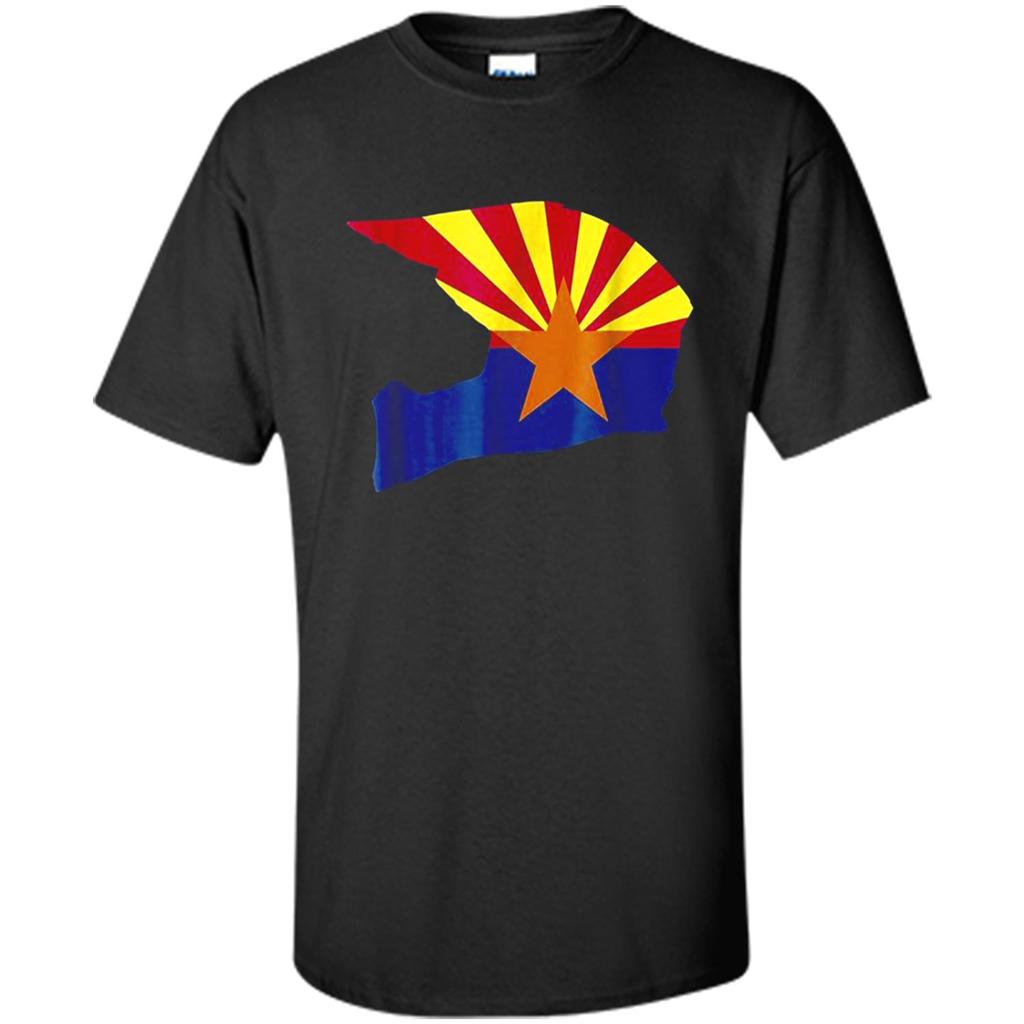 Arizona Flag Motocross Dirtbike Helmet - Shirt