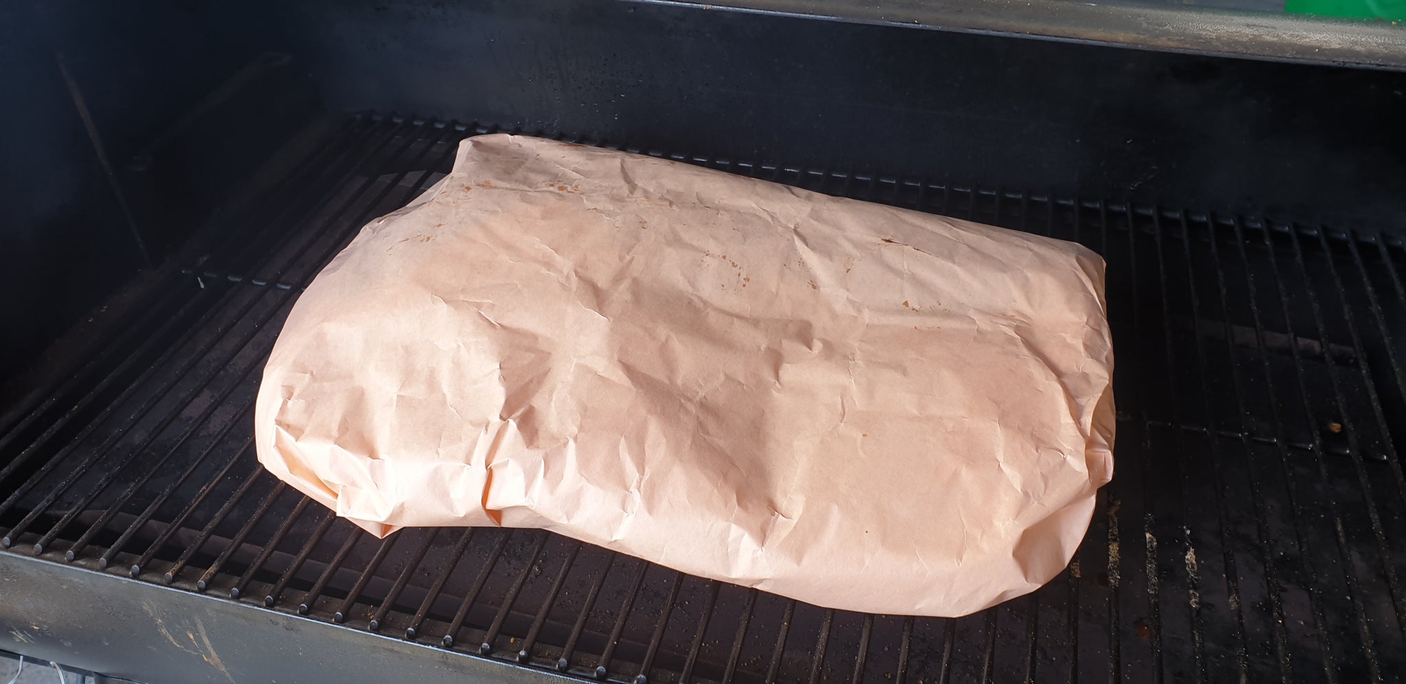 Beef Brisket Wrapped in Peach Paper