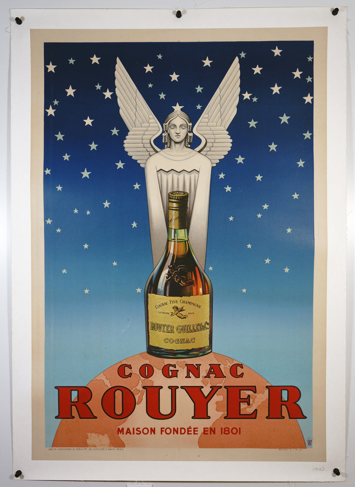 Cognac Rouyer - Authentic Vintage Poster