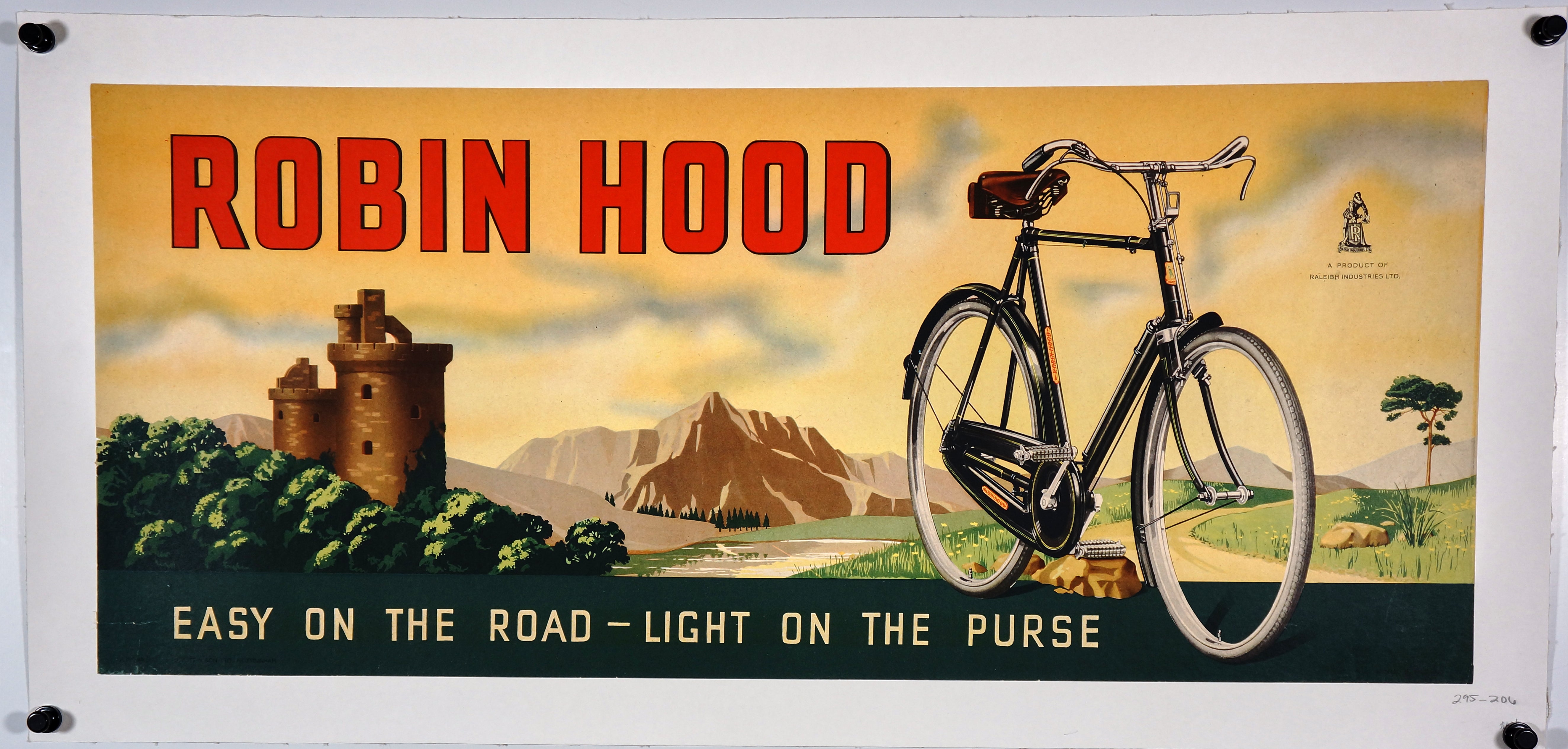 vintage robin hood bicycle