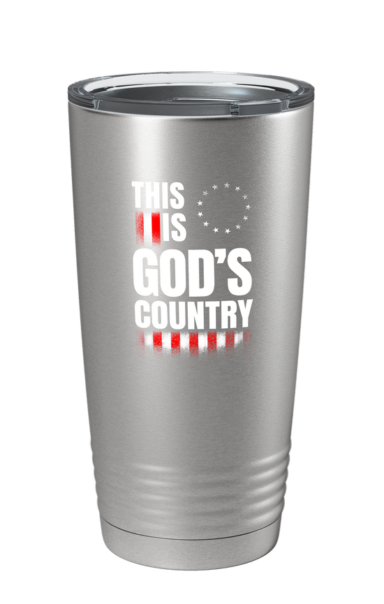 This Is God's Country Color Printed Tumbler - Patriot Wear