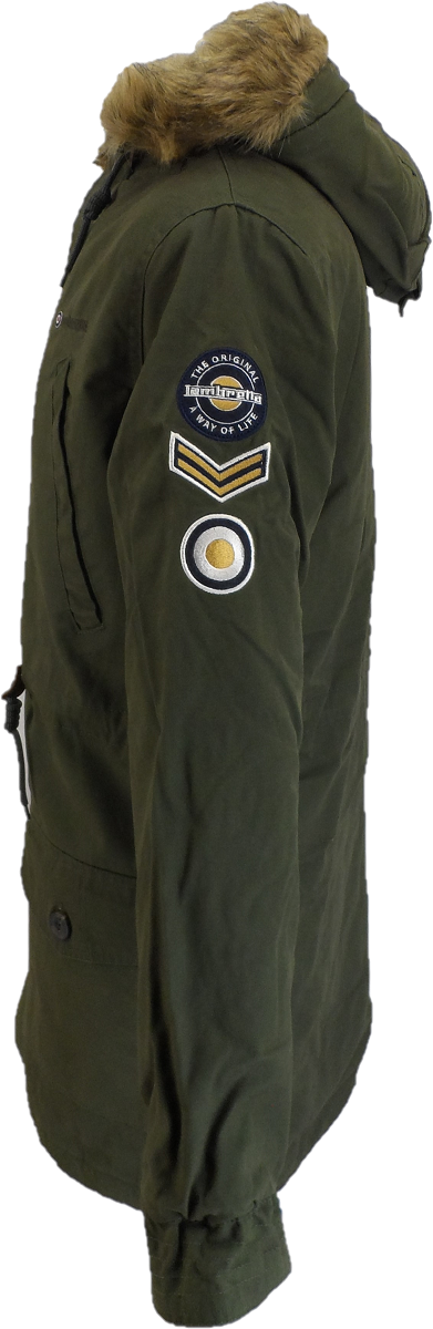 Lambretta Mens Retro Fishtail Parka