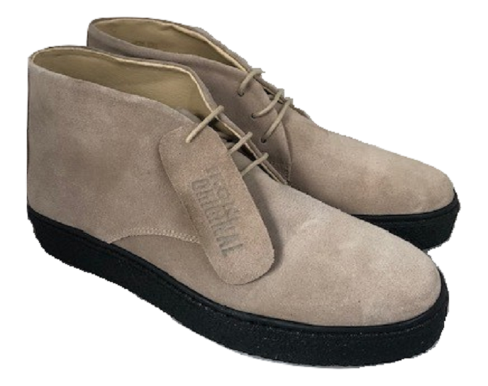 Ikon Original Mens Beige Ikonik Suede Desert Boot