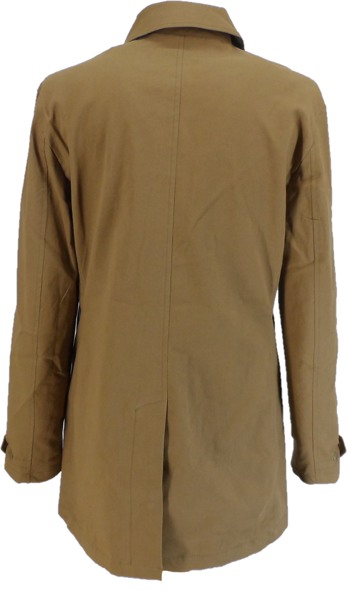 Trojan Mens Camel Mac Coat