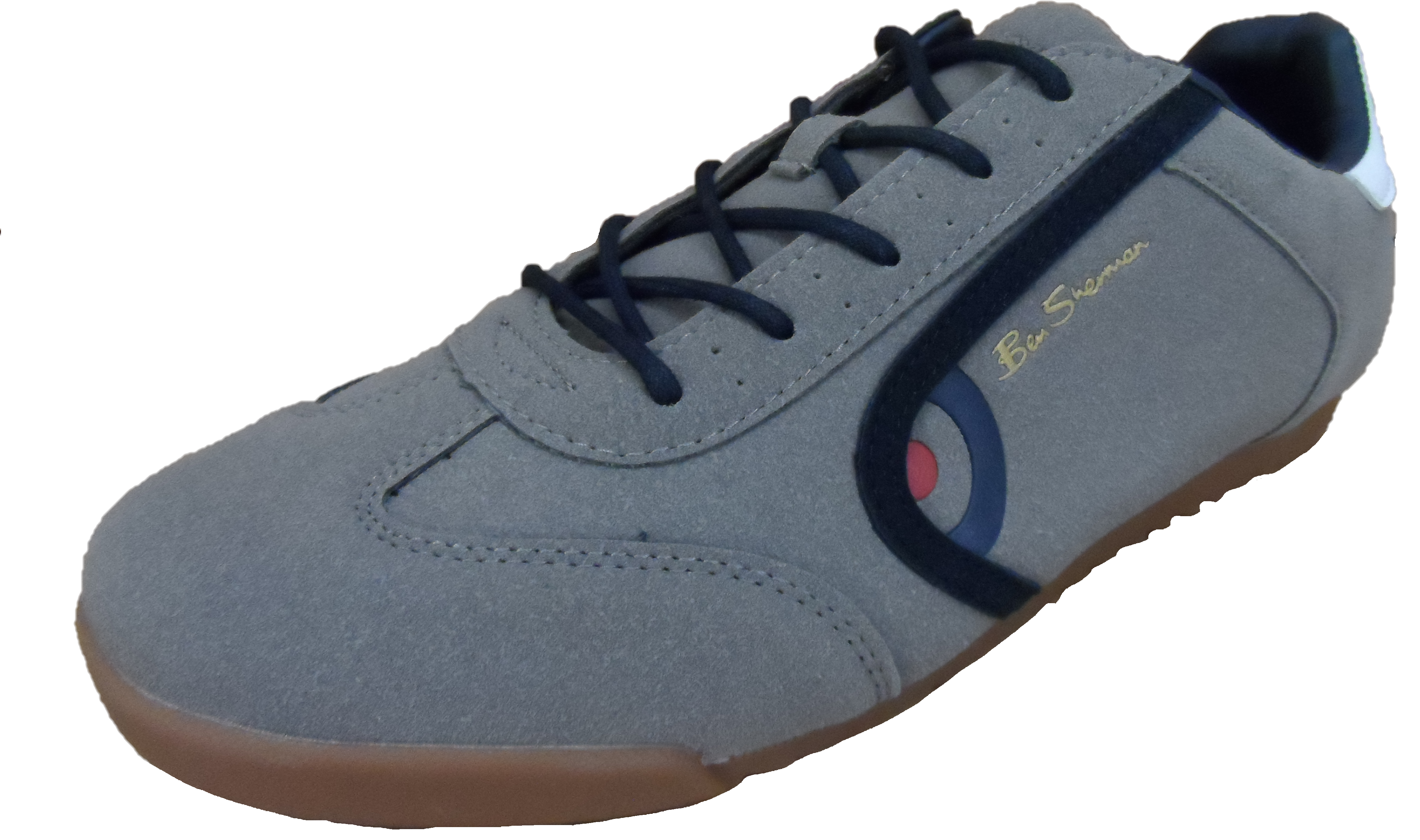 Mens Ben Sherman Grey Target Trainers