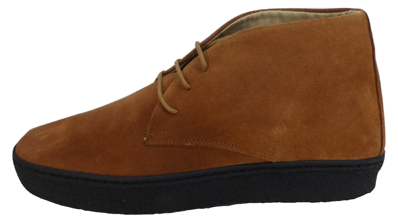 Delicious Junction Mens Ginger Tan Bullitt Suede Desert Boot